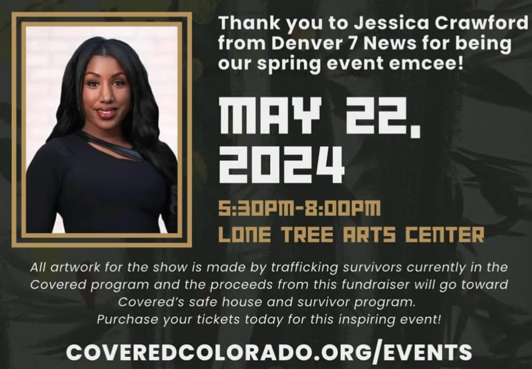 Covered Colorado 2nd Annual Art Show for Trafficking Survivors